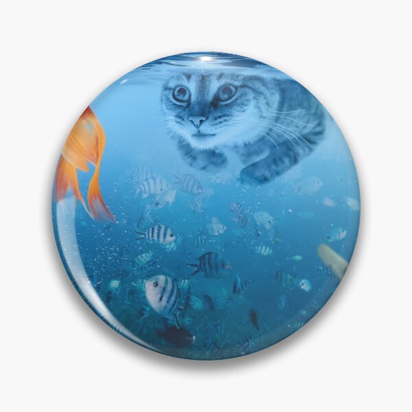 Artikelvorschau, Katzenfischen unter Wasser entworfen und verkauft von Mike Kiev art.