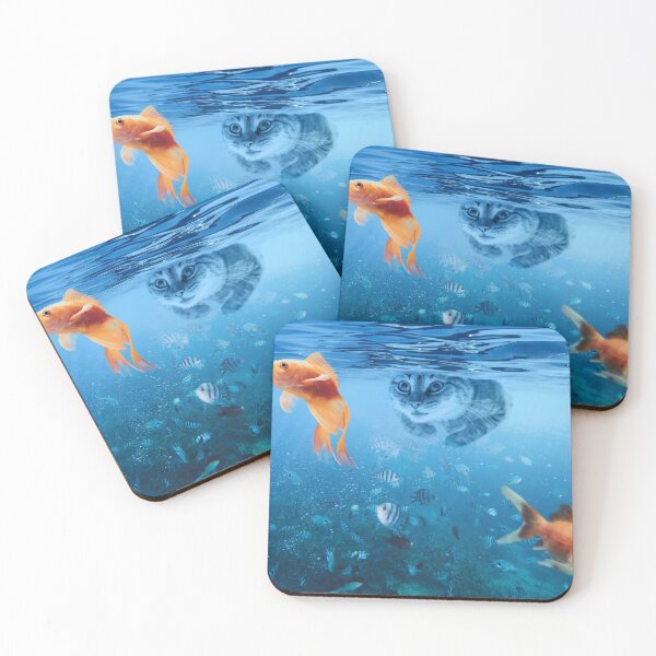 Artikelvorschau, Katzenfischen unter Wasser entworfen und verkauft von Mike Kiev art.