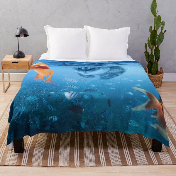 Artikelvorschau, Katzenfischen unter Wasser entworfen und verkauft von Mike Kiev art.