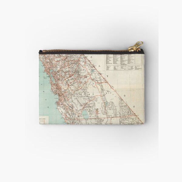 Item preview, Old California Map (1879) Vintage Californian State Atlas designed and sold by BravuraMedia.