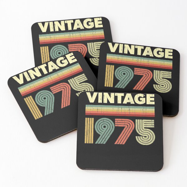 Item preview, 1975 Birthday Vintage Retro 46 years old Design designed and sold by justjonboy.