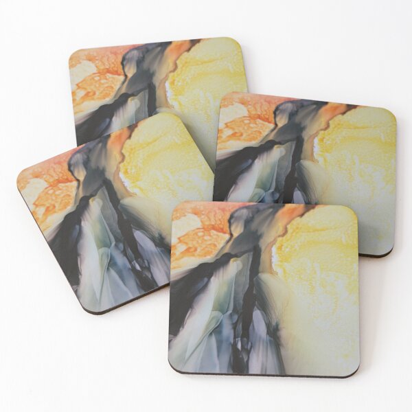 Item preview, Orange alcohol ink  designed and sold by Lauren McMillan.