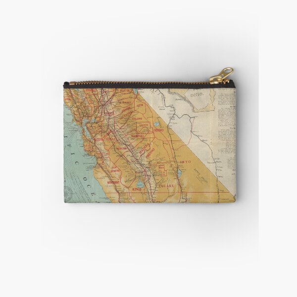 Item preview, Old California Map (1917) Vintage Golden State Atlas designed and sold by BravuraMedia.