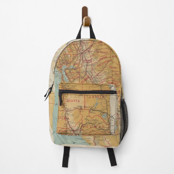 Item preview, Old California Map (1917) Vintage Golden State Atlas designed and sold by BravuraMedia.
