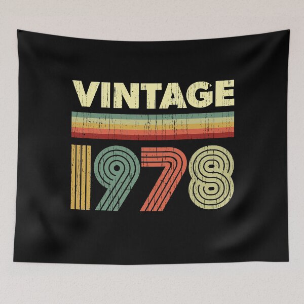 Item preview, 1978 Birthday Vintage Retro 43 years old Design designed and sold by justjonboy.