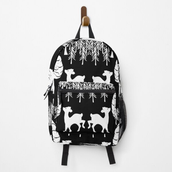 Item preview, Mirrored Forest and Fawn Black White designed and sold by glowvim.