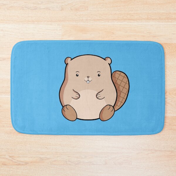 Item preview, Beaver Cute Kawaii Animal Lover Drawing designed and sold by Delightfully Cynical.