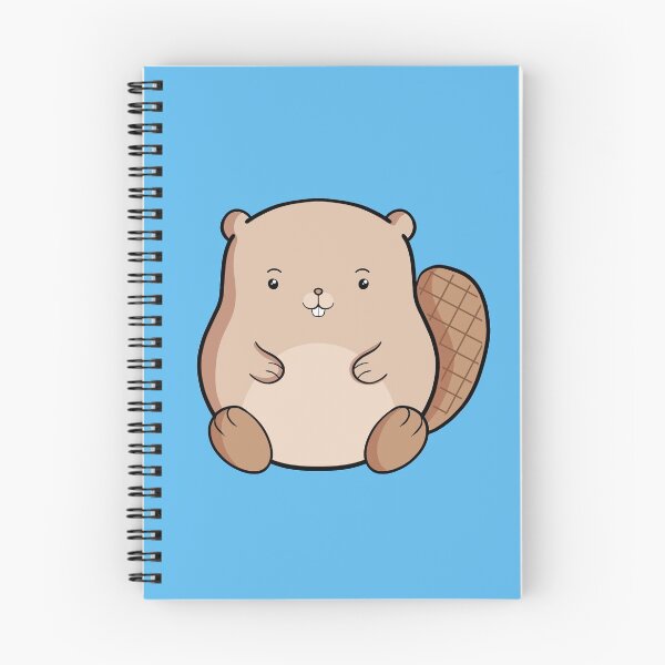 Item preview, Beaver Cute Kawaii Animal Lover Drawing designed and sold by Delightfully Cynical.