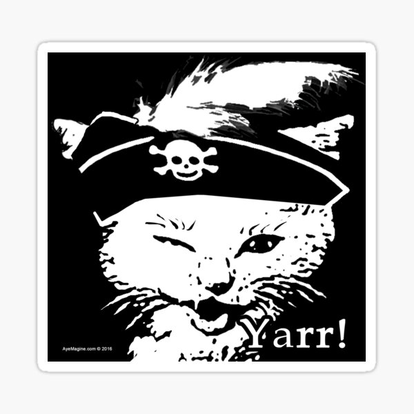 Pussy Pirate Sticker