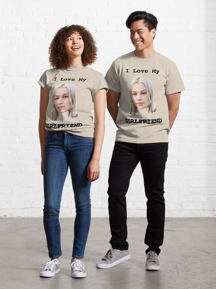 girlfriend face t shirt