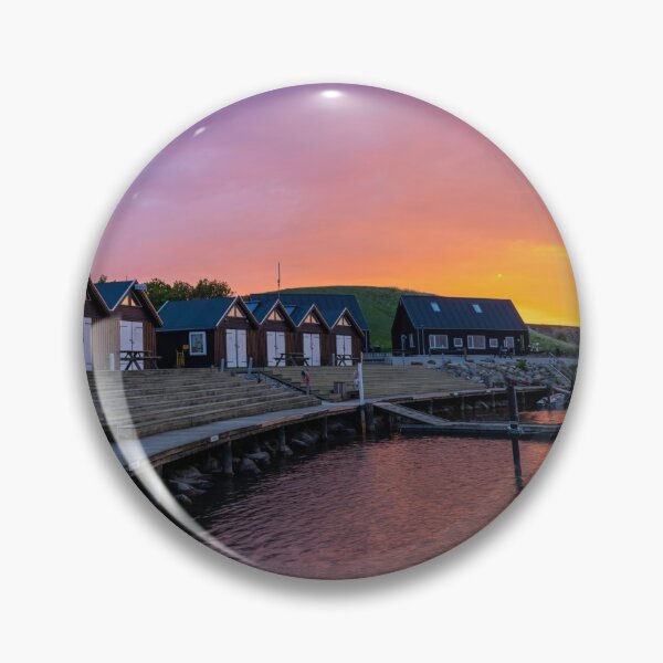 Item preview, Sunset at Ejerslev Havn designed and sold by DiFigianoPhoto.