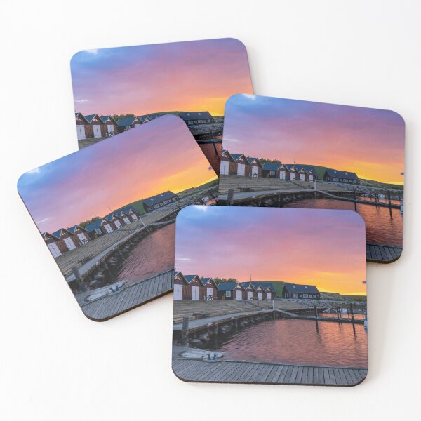 Item preview, Sunset at Ejerslev Havn designed and sold by DiFigianoPhoto.