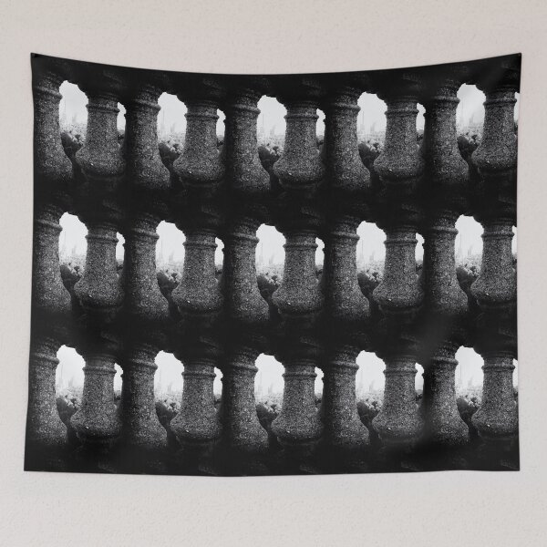 Item preview, Close Up Of Cement Columns Overlooking Boston Common designed and sold by Stephen Orsillo.