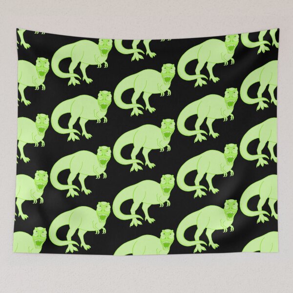 Item preview, Green T Rex Dinosaur Colorful Prehistoric Animal designed and sold by theartofvikki.