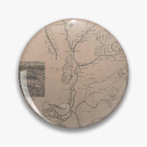 Item preview, Old California Gold Region Map (1850) Vintage Californian Mining Chart designed and sold by BravuraMedia.