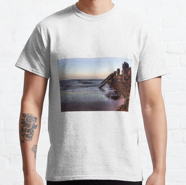 Withernsea Groynes at Sunset Classic T-Shirt