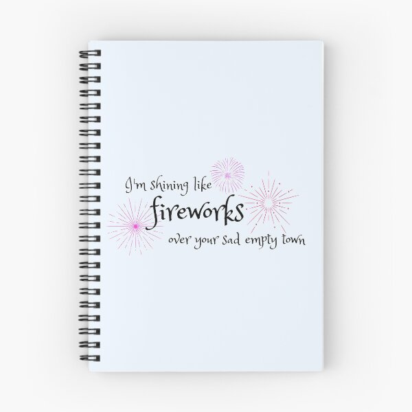 Item preview, Shining Like Fireworks Over Your Sad Empty Town Taylor Swift designed and sold by Mint-Rose.