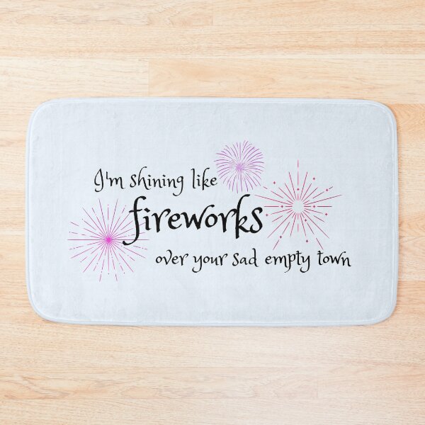 Item preview, Shining Like Fireworks Over Your Sad Empty Town Taylor Swift designed and sold by Mint-Rose.