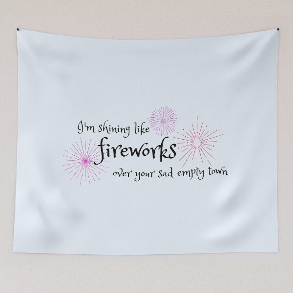 Item preview, Shining Like Fireworks Over Your Sad Empty Town Taylor Swift designed and sold by Mint-Rose.