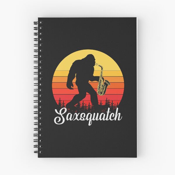 Item preview, Funny Retro Bigfoot Playing Saxophone, Bigfoot Silhouette Long Sleeve designed and sold by lucpjwel.