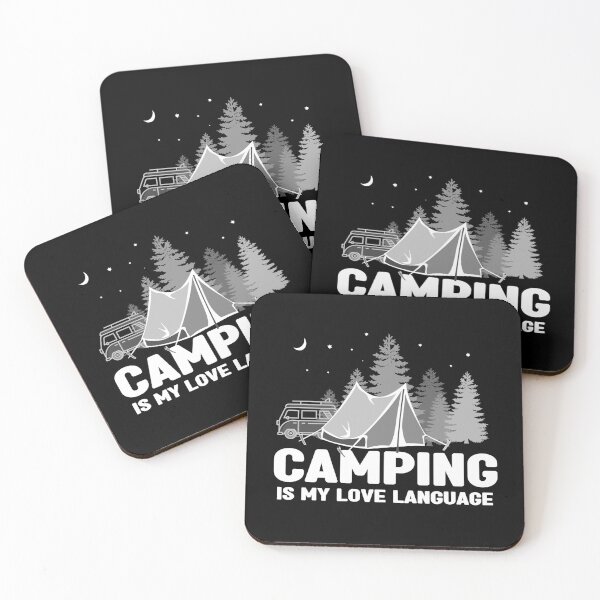 Artikelvorschau, Camping ist meine Liebessprache entworfen und verkauft von keyword1.
