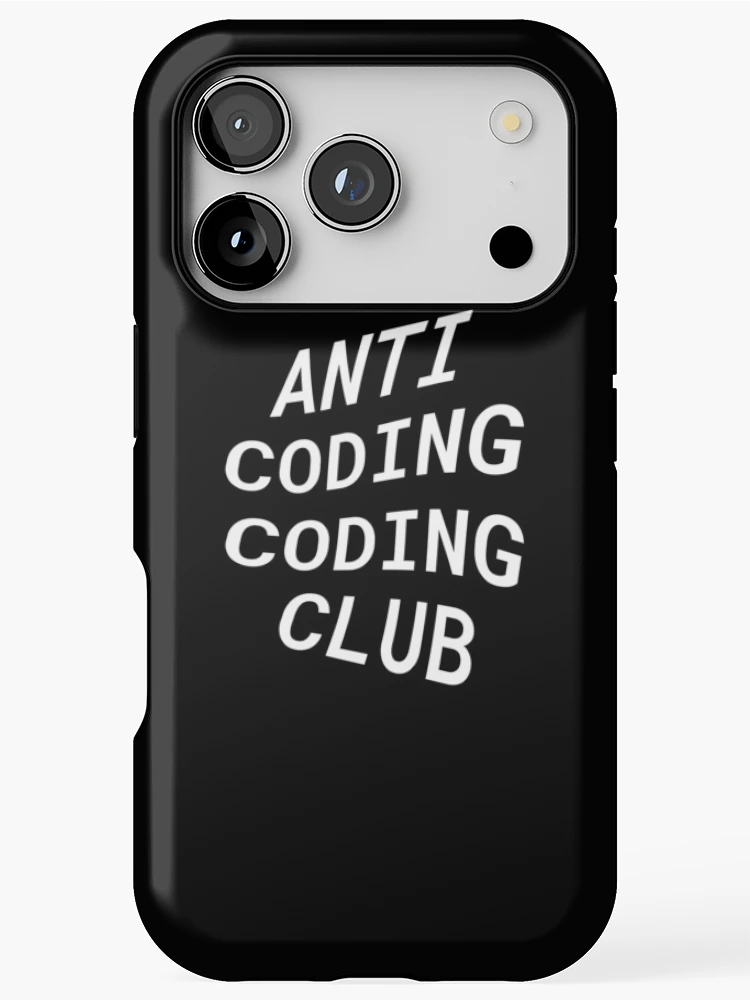 Thumbnail 1 of 4, iPhone Case, Anti Coding Coding Club designed and sold by philipdev.