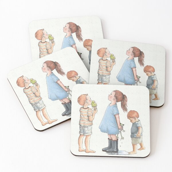 Item preview, Three Red-headed Kids in Summertime, Ice-cream, Frog-Catching Childhood designed and sold by JoyfulWhimsy.