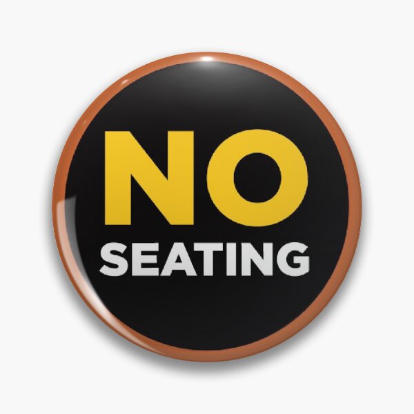 Item preview, No sit here please signal stickers COVID-19 Protocol notice designed and sold by RIAD16.