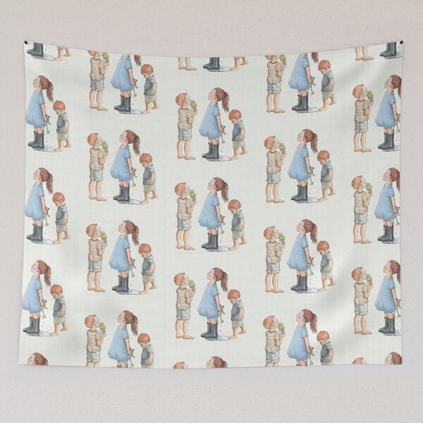Item preview, Three Red-headed Kids in Summertime, Ice-cream, Frog-Catching Childhood designed and sold by JoyfulWhimsy.