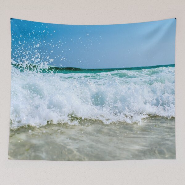 Item preview, Blue Sea Waves designed and sold by Moartsstudio.