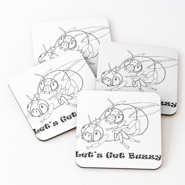 Item preview, Let's Get Buzzy designed and sold by BeeBabette.