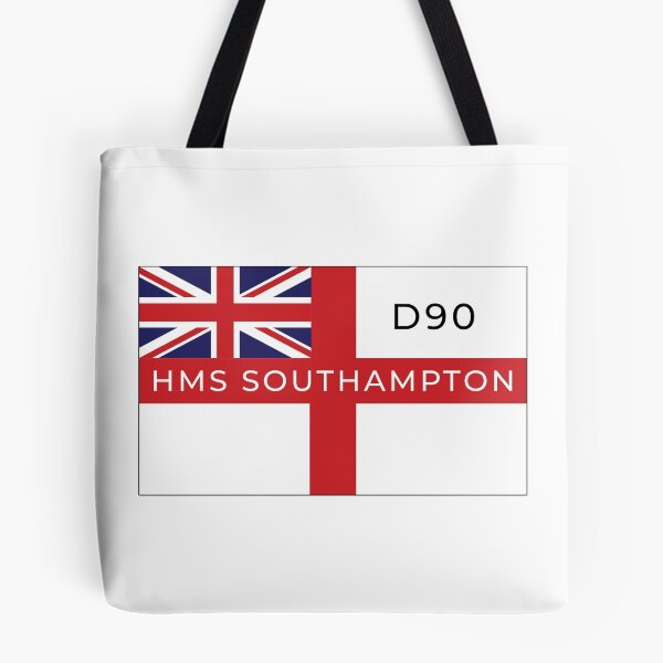 Item preview, HMS Southampton On British White Ensign - D90 - British Navy Type 42 Destroyer designed and sold by Stuart Jones.