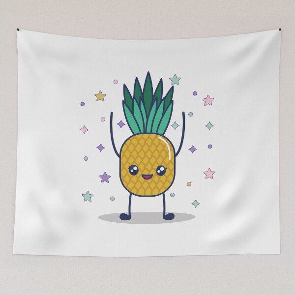 Item preview, laughing pineapple designed and sold by Hasan Kamal.