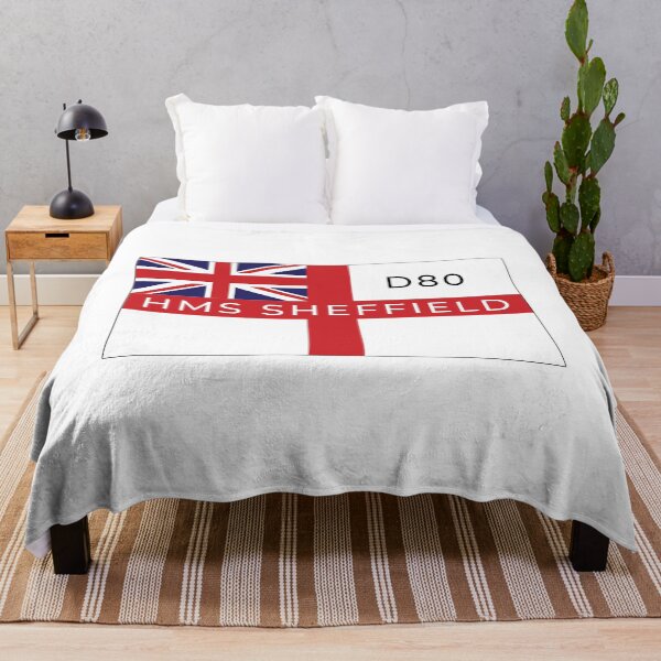 Item preview, HMS Sheffield On British White Ensign - D80 - British Navy Type 42 Destroyer designed and sold by Stuart Jones.