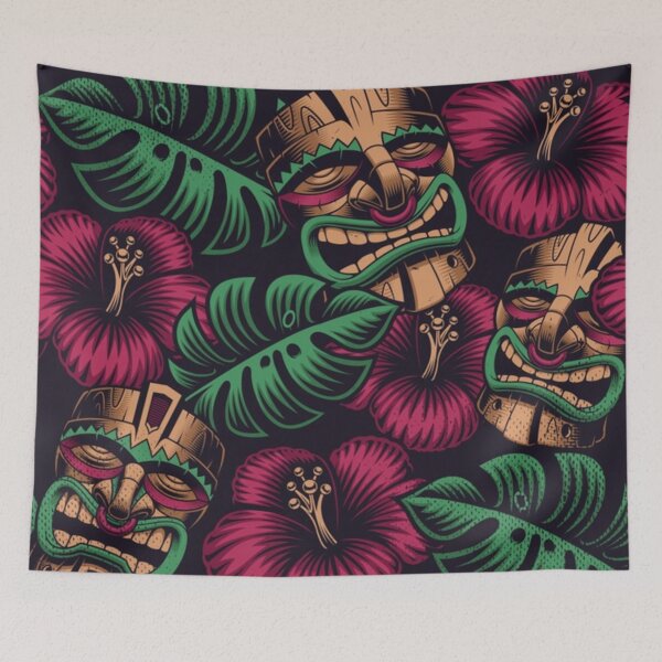 Item preview, Tropical Theme Seamless Pattern designed and sold by IshitaPoint.