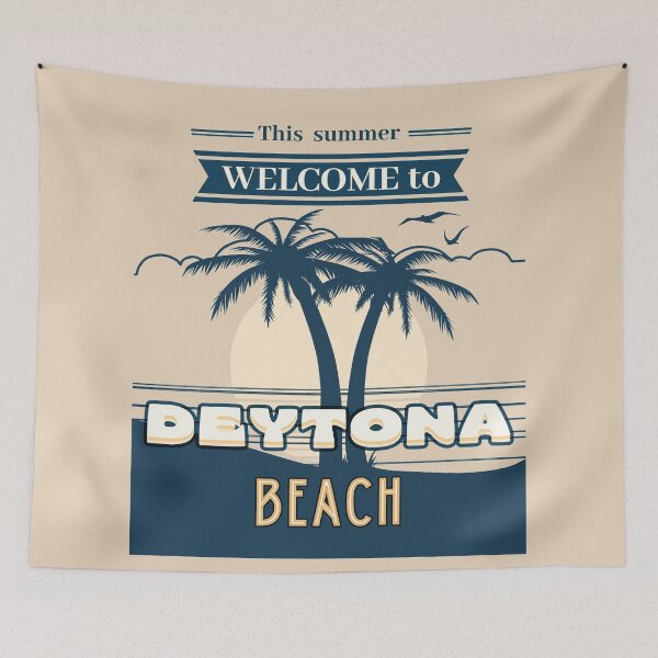 Item preview, Retro Deytona Beach - Florida Summer Time designed and sold by ViewerEqualsPhoton.
