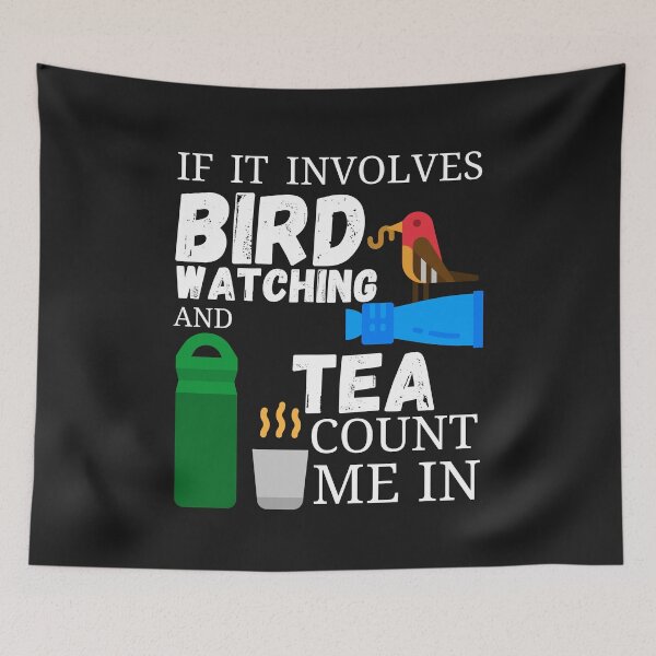 Item preview, Bird watching hobby t-shirt design designed and sold by PinkArtDesigns.
