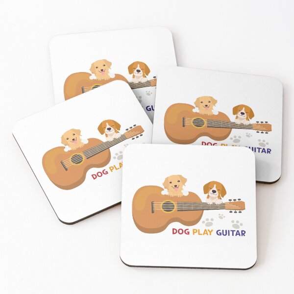 Item preview, Dog play guitar Funny dogs designed and sold by Dreaming-Anmi.