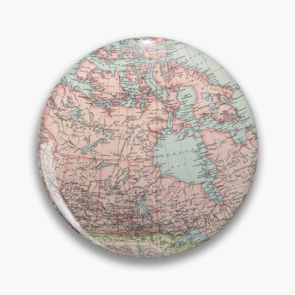 Item preview, Old Canada Map (1923) Vintage Canadian Country Atlas designed and sold by BravuraMedia.