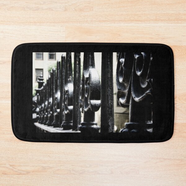 Item preview, Close Up of Old Ornate Iron Fence Boston designed and sold by Stephen Orsillo.