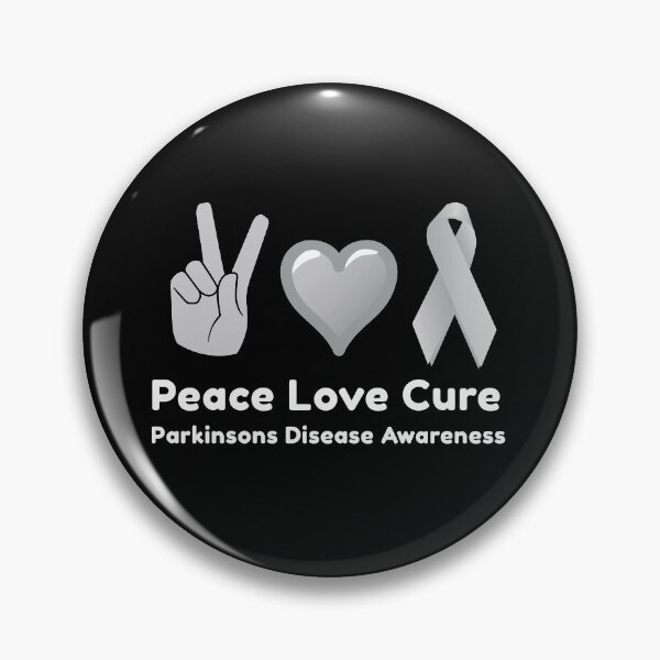 Item preview, Peace Love Cure Parkinson's Disease Awareness designed and sold by Color-Sparkle.