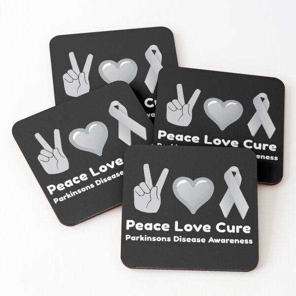 Item preview, Peace Love Cure Parkinson's Disease Awareness designed and sold by Color-Sparkle.