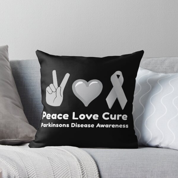 Item preview, Peace Love Cure Parkinson's Disease Awareness designed and sold by Color-Sparkle.