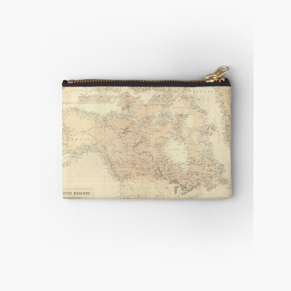 Item preview, Old Canada and Arctic Map (1854) Vintage Northern North America Atlas designed and sold by BravuraMedia.