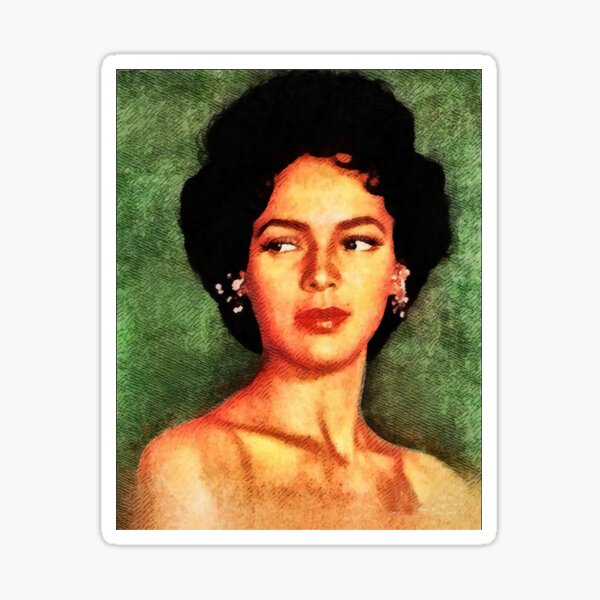 “Dorothy Dandridge Hollywood Legend Vintage” Sticker for Sale by