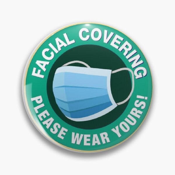Item preview, Wear your mask please stickers COVID-19 Protocol notice designed and sold by RIAD16.