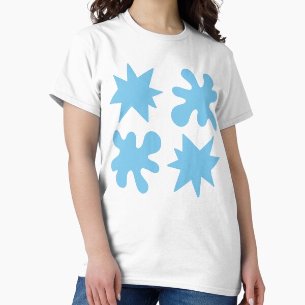 Item preview, Kiki/Bouba - light blue and white designed and sold by Lingthusiasm.