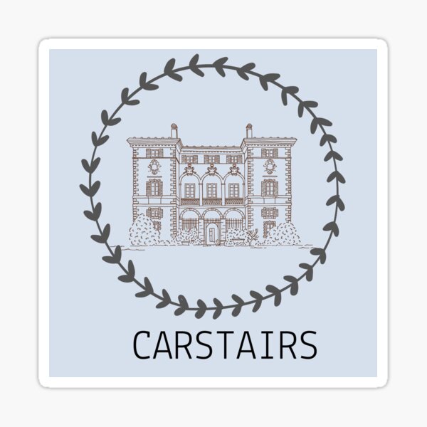 "CARSTAIRS FAMILY CREST SHADOWHUNTERS CASSANDRA CLARE" Sticker for