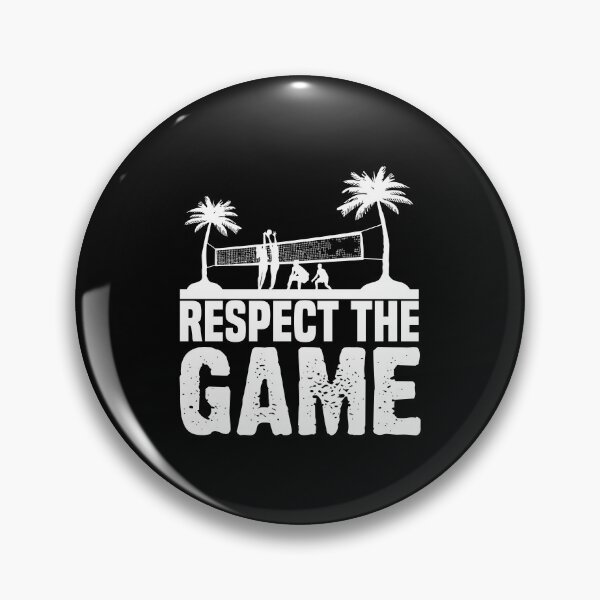 Item preview, Funny Saying Respect The Game Cool Beach Volleyball Coach designed and sold by Nessshirts.
