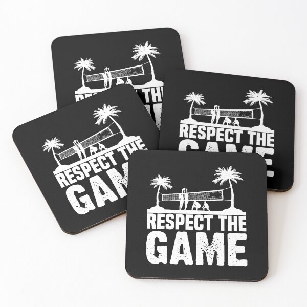 Item preview, Funny Saying Respect The Game Cool Beach Volleyball Coach designed and sold by Nessshirts.